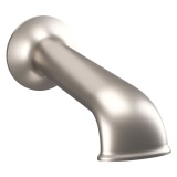 Cutout image of Crosswater Belgravia Brushed Nickel Bath Spout